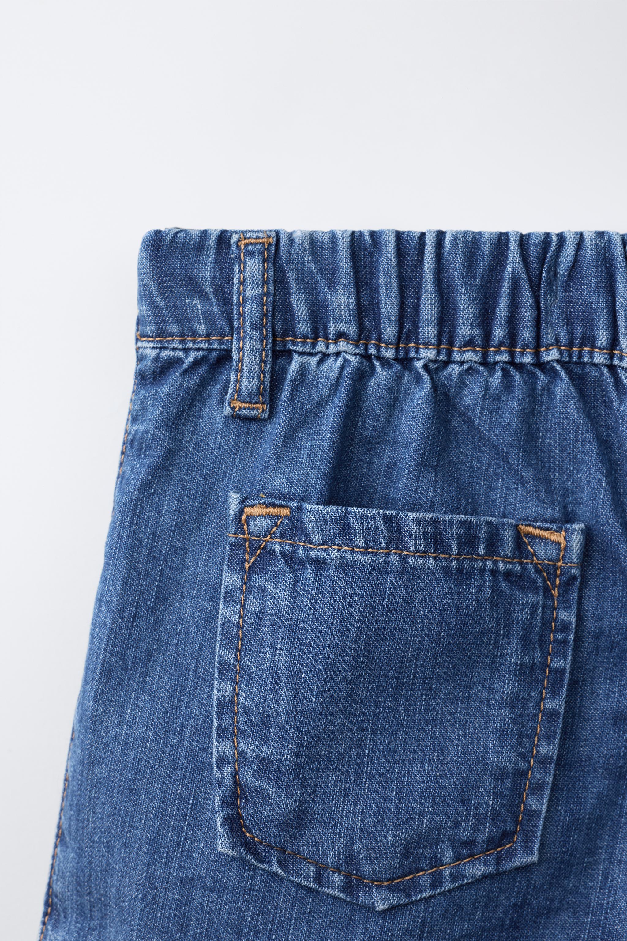 DENIM BERMUDA SKIRT
